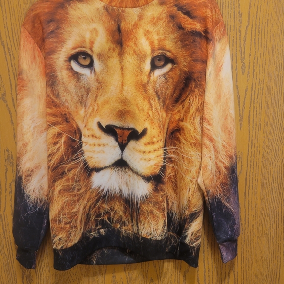 Lion Print Sweater - Picture 5 of 11